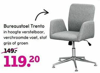 Leen Bakker Bureaustoel trento aanbieding