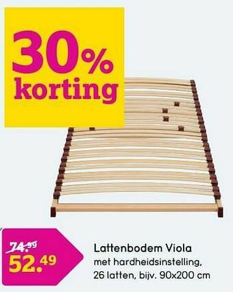 Leen Bakker Lattenbodem viola aanbieding