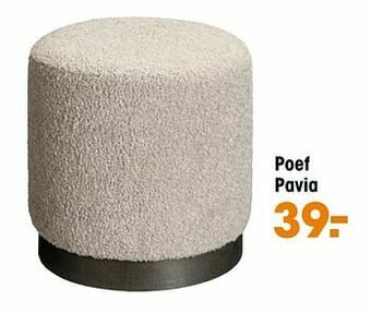 Kwantum Poef pavia aanbieding