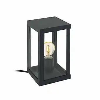 Leen Bakker EGLO tafellamp Alamonte - zwart - Leen Bakker aanbieding