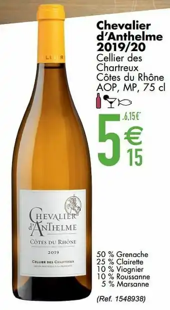 Cora Chevalier d’anthelme 2019-20 cellier des chartreux côtes du rhône aop mp aanbieding