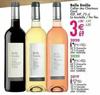 Cora Belle emilie cellier des chartreux gard igp mp aanbieding
