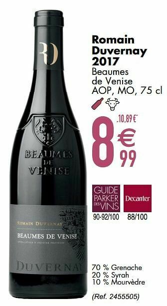 Cora Romain duvernay 2017 beaumes de venise aop mo aanbieding