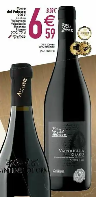 Torre del falasco 2017 cantina valpantena valpolicella superiore ripasso doc