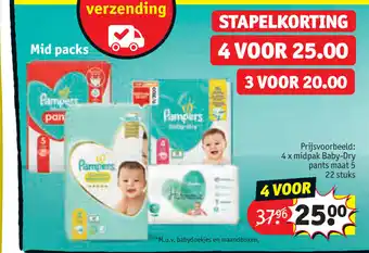 Mid Packs 22 stuks 4 voor