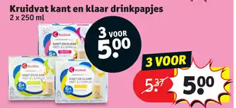 Kruidvat Kant en klaar drinkpapjes 2 x 250ml aanbieding