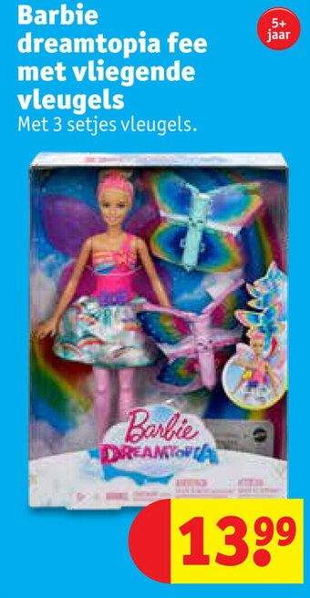 Barbie dreamtopia fee met vliegende vleugels