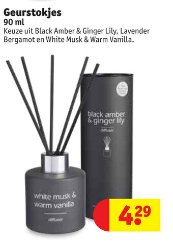 Kruidvat Geurstokjes 90ml aanbieding