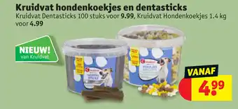 Kruidvat Hondenkoekjes en dentasticks aanbieding