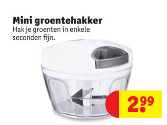 Kruidvat Mini groentehakker aanbieding