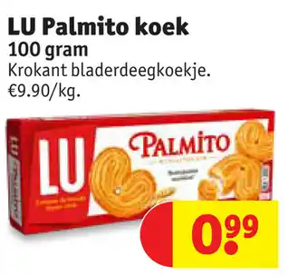 Kruidvat LU Palmito koek 100g aanbieding