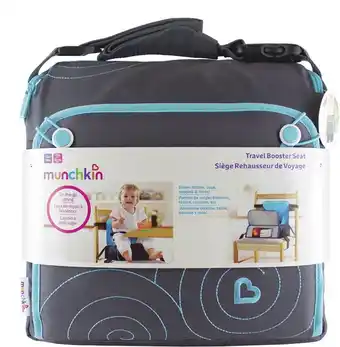 Bol.com Munchkin stoelverhoger blauw - draagbaar kinderzitje aanbieding