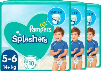 Bol.com Pampers Splashers - Maat 5-6 - Voordeelverpakking 3 x 10 Wegwerpbare Zwemluiers aanbieding