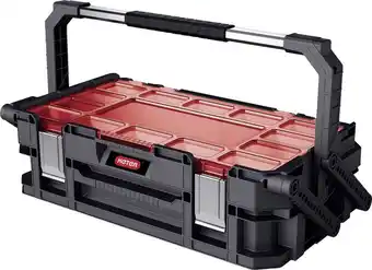 Bol.com Keter Connect Cantilever Gereedschapsorganizer - 14L - 56,5x31,7x16,1cm - Zwart aanbieding