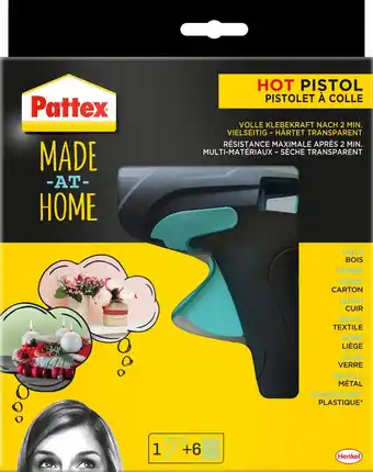 Bol.com Pattex Lijmpistool Hotpistol Incl 6 lijmsticks - Hotmelt lijm pistool - LijmPistool - Glue Gun - Hobby - Creatief aanbieding