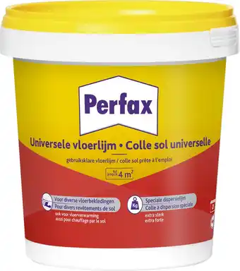 Bol.com Perfax Vloerlijm 1 Kg | Universele Hechting voor PVC & Textiel | Snelle Eindsterkte & Gemakkelijke Applicatie | Transformeer aanbieding