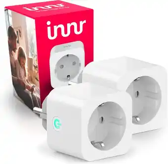 Innr Slimme Stekker met Energiemeter – Smart Plug Zigbee met Energiemeter – Geschikt voor Philips Hue*, Alexa, Google Home en