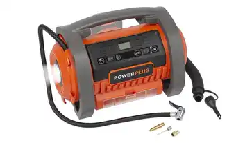 Bol.com Powerplus Dual Power POWDP7040 Compressor - 20V - Max. 11 bar - Opblazen en leeglopen - Excl. accu en lader aanbieding