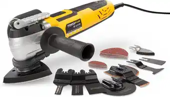 Bol.com Powerplus POWX1347MC Oscillerende multitool - Multifunctioneel gereedschap - 300W - Oscillerend - Variabele snelheid - Snelwi aanbieding