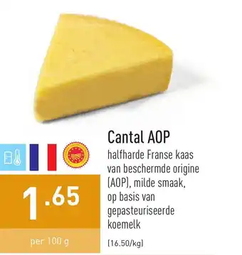 ALDI Cantal AOP 100g aanbieding