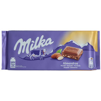 Milka chocoladereep Amandel