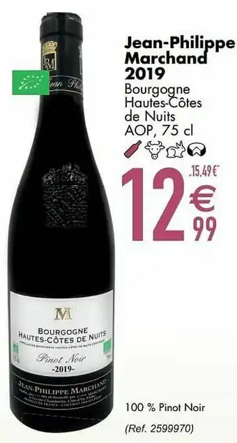 Cora Jean-philippe marchand 2019 bourgogne hautes-côtes de nuits aop aanbieding