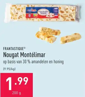 ALDI Nougat Montelimar 200g aanbieding