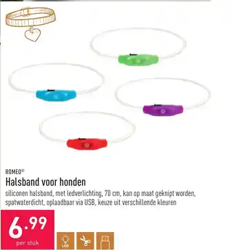 ALDI Halsband voor honden aanbieding