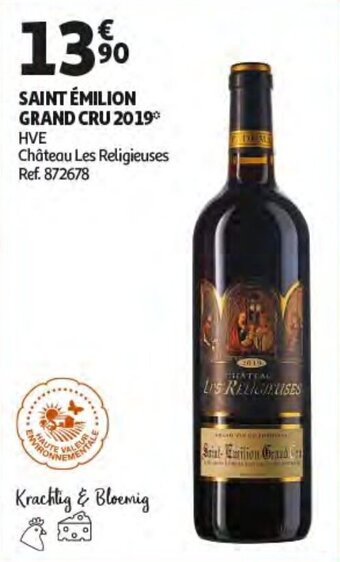 Auchan Saint Emilion Grand Cru 2019 aanbieding