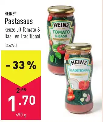 ALDI Pastasaus 490g aanbieding