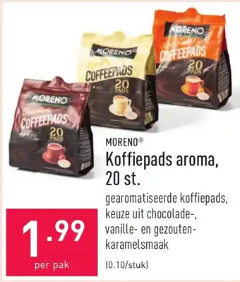 ALDI Koffiepads aroma, 20 st. aanbieding