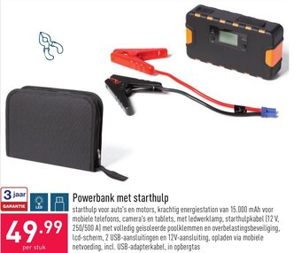 ALDI Powerbank met starthulp aanbieding