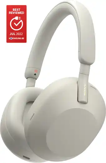 Krëfel WH-1000XM5 koptelefoon - Zilver aanbieding