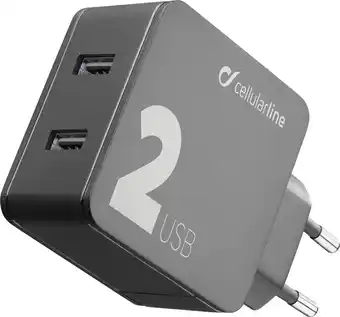 Multipower2 24 W netstroom snellader met 2 USB-poorten