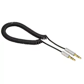Krëfel AluLine mini jack (3,5 mm)-spiraalkabel (Male - Male) - 1 m aanbieding