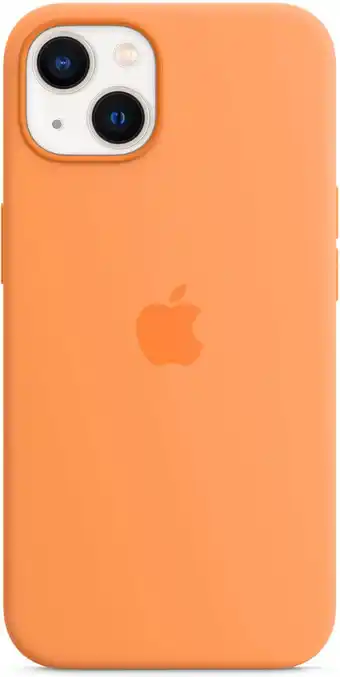 Krëfel Siliconen backcover met MagSafe voor iPhone 13 - Okergeel aanbieding
