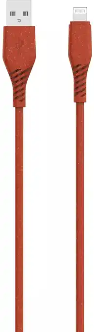 Krëfel Lightning naar USB A-kabel met binder - 2 m - Eco Design aanbieding