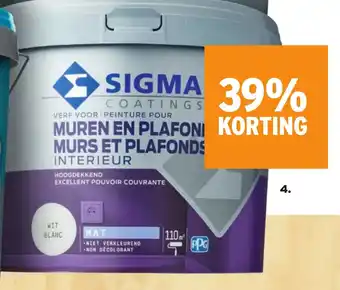 GAMMA Sigma muurverf 10L aanbieding