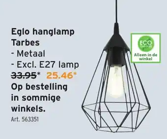 Eglo hanglamp Tarbes