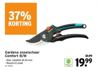 GAMMA Gardena snoeischaar Comfort B/M aanbieding