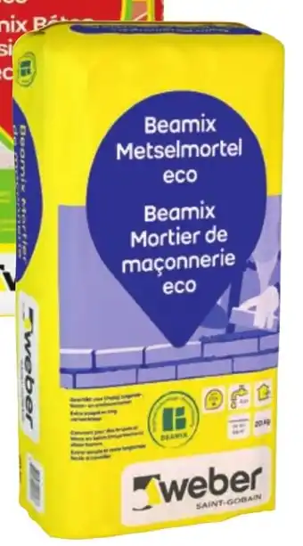 GAMMA Weber Beamix metselmortel eco 20 kg aanbieding