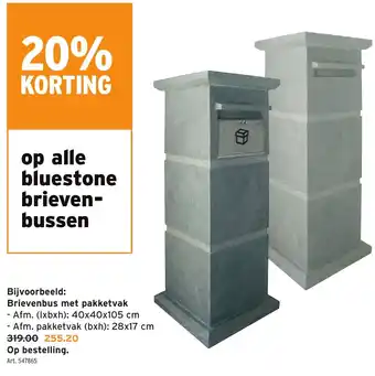 GAMMA Brievenbus met pakketvak aanbieding