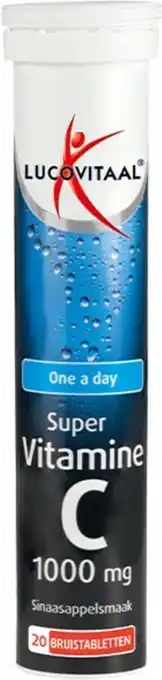 Bol.com Lucovitaal Super Vitamine C 1000mg Voegingssupplement - 20 bruistabletten aanbieding