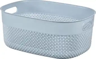 Bol.com Curver Filo Mand M - 12L - Stone Blue aanbieding