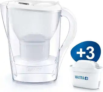 Bol.com BRITA - Waterfilterkan Marella Cool - Wit - 2,4L + 3 MAXTRA+ Waterfilterpatronen aanbieding