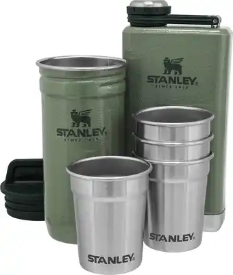 Bol.com Stanley The Pre-Party Shotglass + Flask Set - Hammertone Green aanbieding