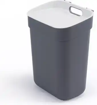 Bol.com Curver Ready to Collect Prullenbak - 10L - Donkergrijs/Lichtgrijs aanbieding