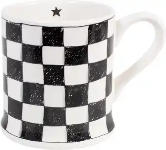 Bol.com BLOND AMSTERDAM X NOIR: MUG CHECKERED aanbieding