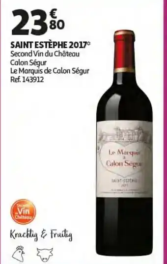 Auchan Saint Estephe 2017 aanbieding