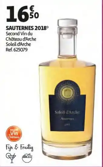 Auchan Sauternes 2018 aanbieding